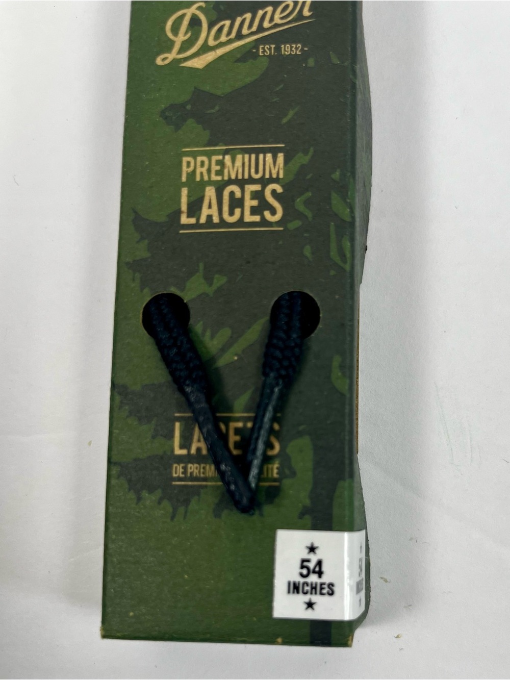 NWT Danner Premium Boot Laces 54" Black Replacement Work Hiking- sku 137